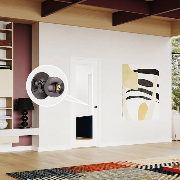 TENONER 24 in. W. x 80 in. Full-Lite Mirrored Glass Closet Door Panels MDF White Single Slab Finished with Black goal Doorknob.