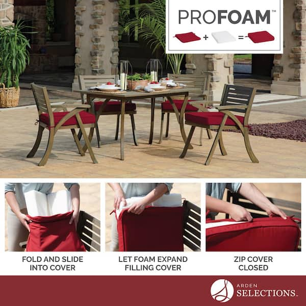 Outdoor discount chair foam