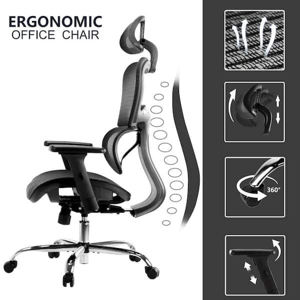 Chairs & Stools Smugdesk Ergonomic Office Lumbar Support Mesh Computer