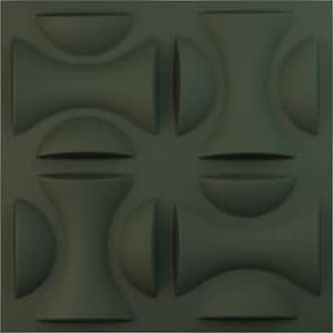 19 5/8 in. x 19 5/8 in. York EnduraWall Decorative 3D Wall Panel, Satin Hunt Club Green (Covers 2.67 Sq. Ft.)