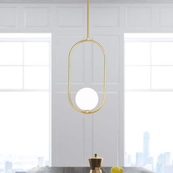 Celeste 1 Light Mini Pendant With Medallion Gold Finish