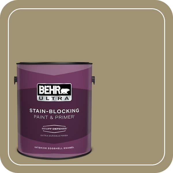 BEHR ULTRA 1 gal. #380F-6 River Bank Extra Durable Eggshell Enamel Interior Paint & Primer