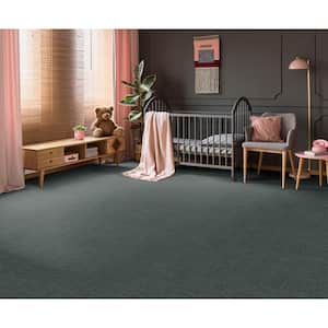 Wheatfield - Solitude - Blue 34 oz. SD Polyester Pattern Installed Carpet