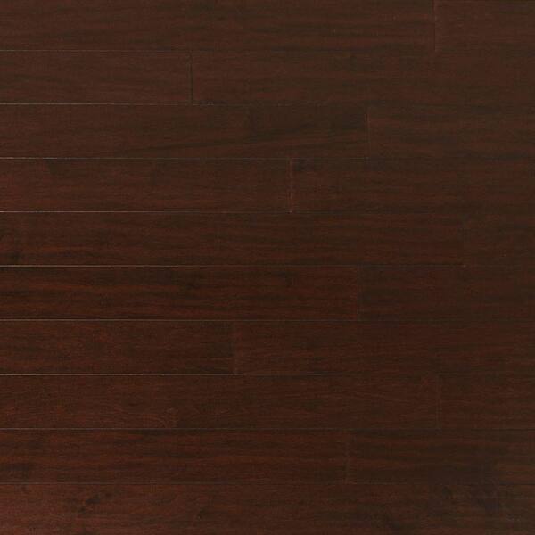 Heritage Mill Scraped Maple Coffee 3/4 in. Thick x 5 in. Wide x Random Length Solid Hardwood Flooring (23 sq. ft. / case)