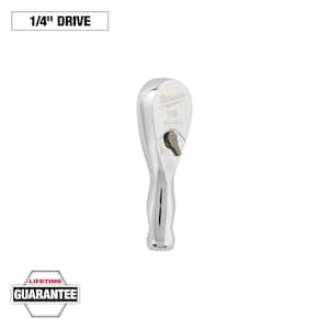 Milwaukee MLW48-22-9014 1/4In Drive Ratchet, Red