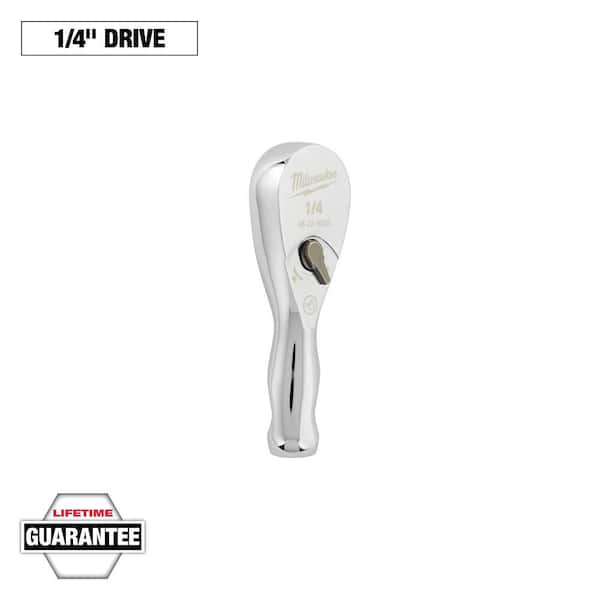 1/4 in. Drive 90-Tooth 3 in. Stubby Ratchet