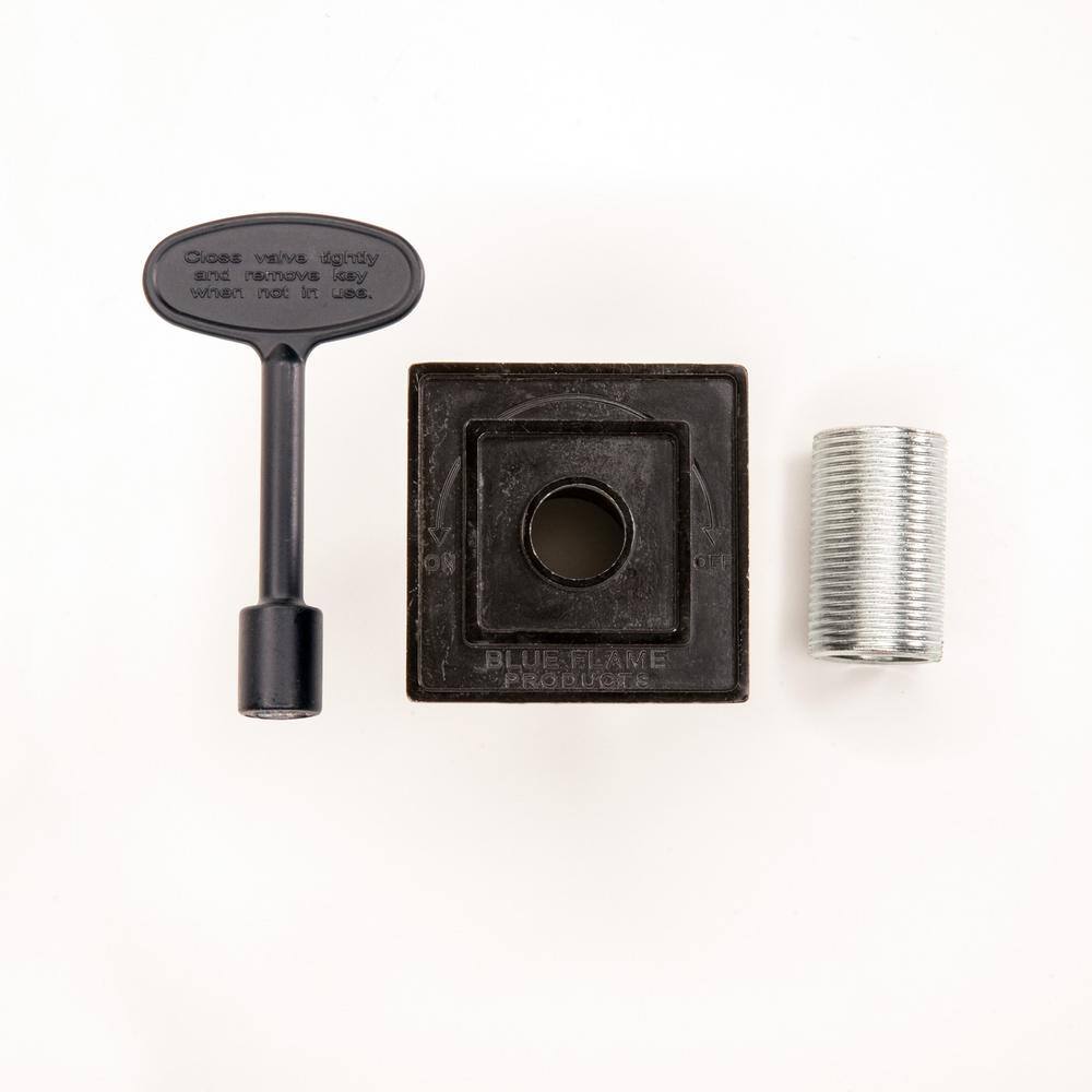Blue Flame Universal Square Flange 1/2 in. and 3/4 in. Gas Valve ...