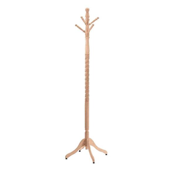International Concepts 6-Hook Twist Solid Wood Coat Rack