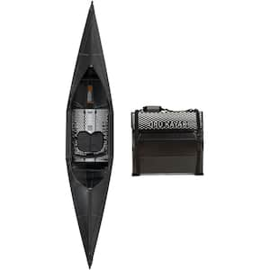 Oru Kayak Beach LT Sport : Stable, Durable, Light - Lake/River Kayaks - Beginner, Intermediate. (Black)