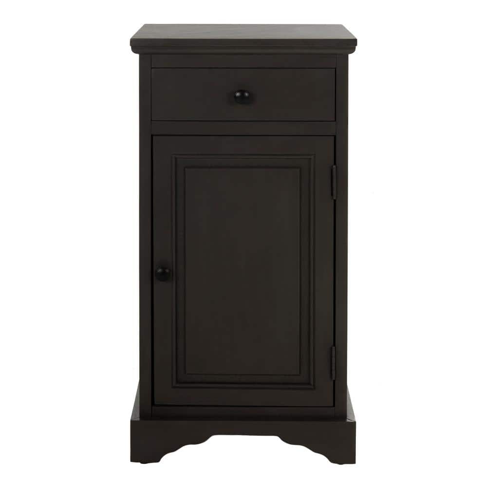 Transitional Grey Pine Freestanding Office Storage Cabinet