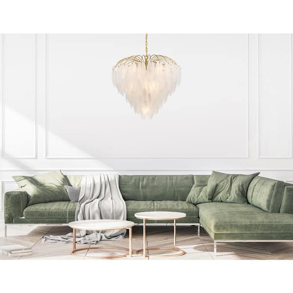 Savoy House Breegan Jane by Savoy House Boa 9-Light Warm Brass