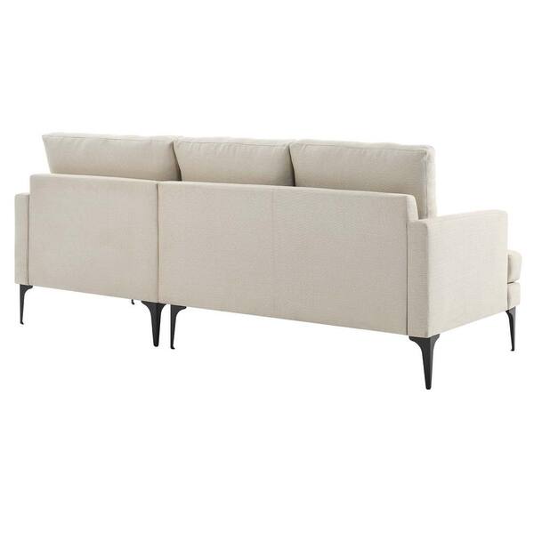 West Elm Beige Sofa with Removable Back Cushions, 61% Off