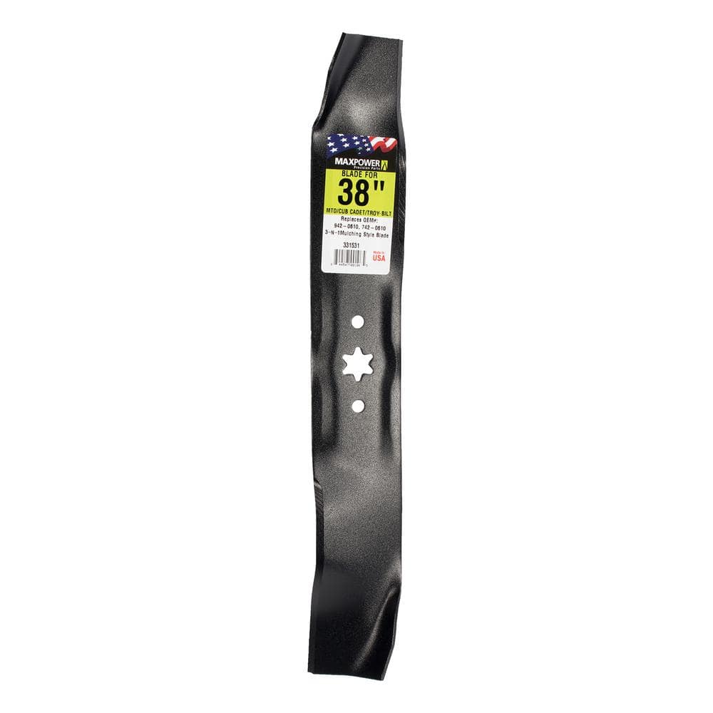 3-N-1 Mulching Blade for 38 in. Cut MTD, Cub Cadet, Troy-Bilt Mowers Replaces OEM #'s 742-0610, 742-0610A, 942-0610A price history on PriceWatchPro