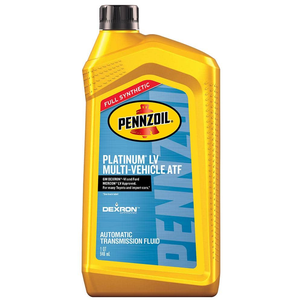 Pennzoil Platinum LV Multi-Vehicle Automatic Transmission Fluid 1 Qt.  550041916 - The Home Depot