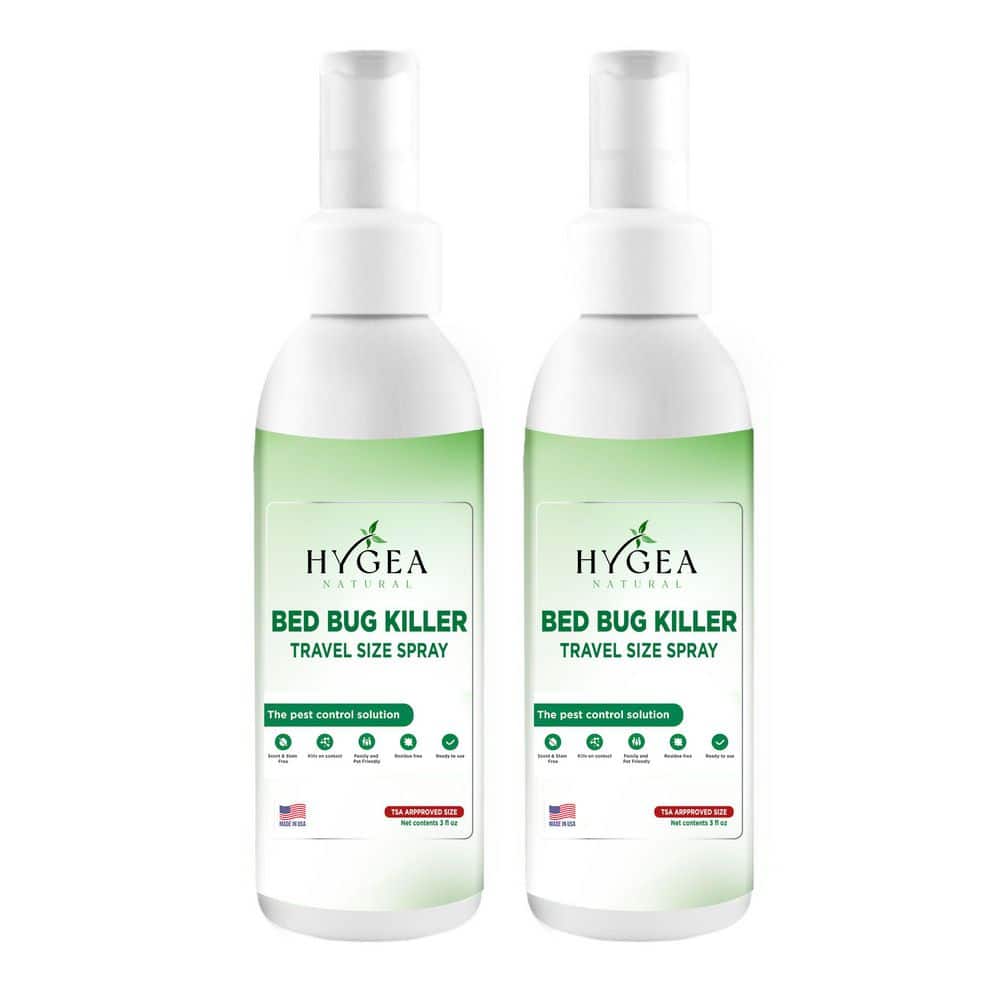 Travel Bed Bug Spray 3oz. Non Toxic, Odorless, Stainless, TSA approved size Insect Killer 2-pack price history on PriceWatchPro