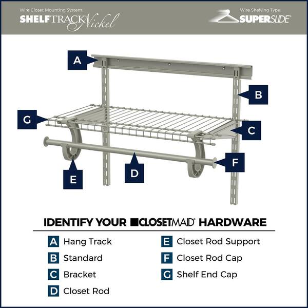 ClosetMaid Superslide 8 ft. Closet Rod