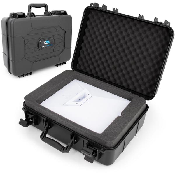 CASEMATIX Custom Hard Case for Starlink Mini Kit AC Dual Band Wi-Fi System and Accessories-Black.