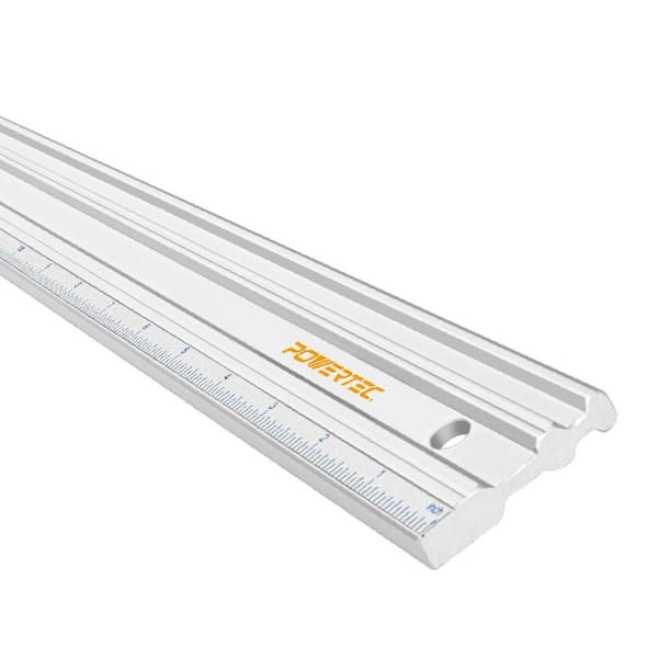 38 in. Anodized Aluminum Straight Edge Ruler, Etched in Both Millimeter And Inch Calibrations