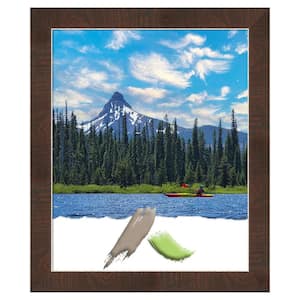 18 in. x 22 in. Wildwood Brown Narrow Picture Frame Opening Size