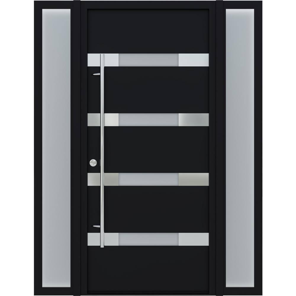 Belldinni aura 61 in x 82 in rh inswing sidelight left right frosted