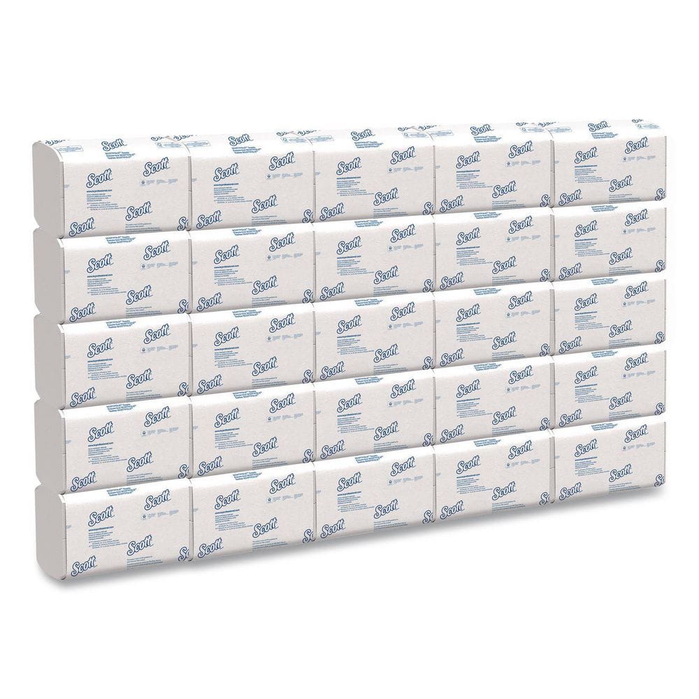 Scott Pro Scottfold Folded White Paper Towels 9 2/5 x 12 2/5 (175 Sheets per Pack, 25 Packs per Carton)