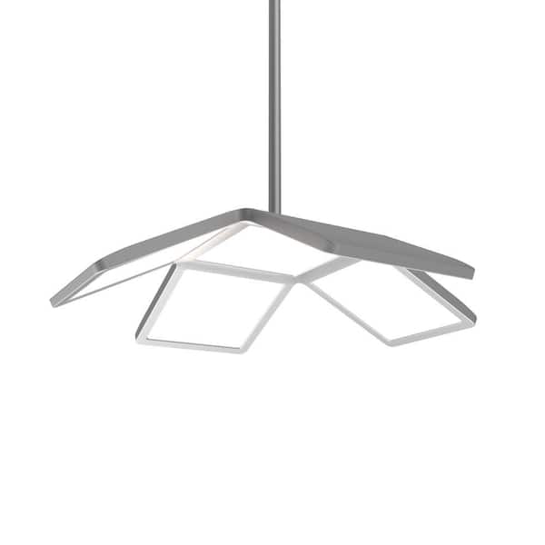 Acuity Brands Chalina 5-Panel Brushed Nickel OLED Pendant