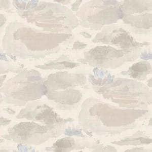Water Lily Cream White Peel and Stick Wallpaper Sample