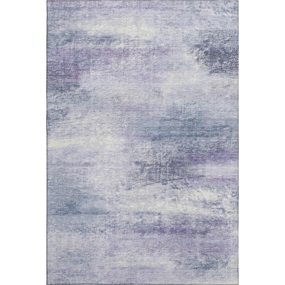 Mayfield Premium Machine Washable Abstract AMF2402 Lavender 8 ft. x 10 ft. Area Rug price history on PriceWatchPro