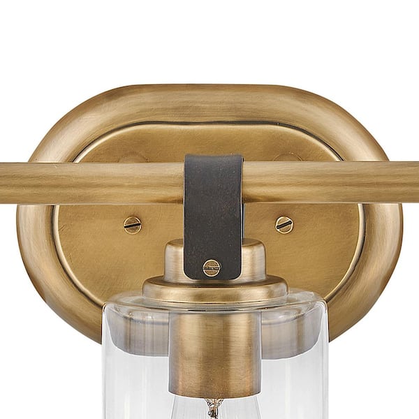 HINKLEY - Halstead 24.0 in. 3-Light Heritage Brass Vanity Light
