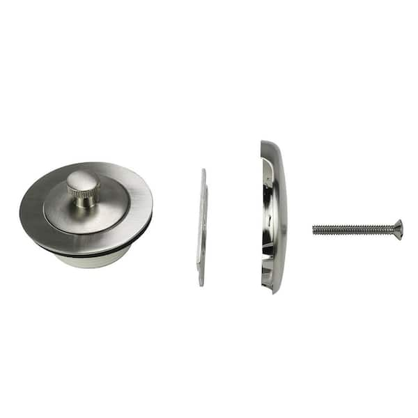 DANCO Lift and Turn Tub Drain Stopper in Chrome 88599 - The Home Depot