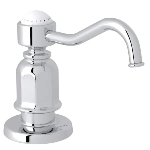 ROHL Edwardian Soap Dispenser in Polished Chrome