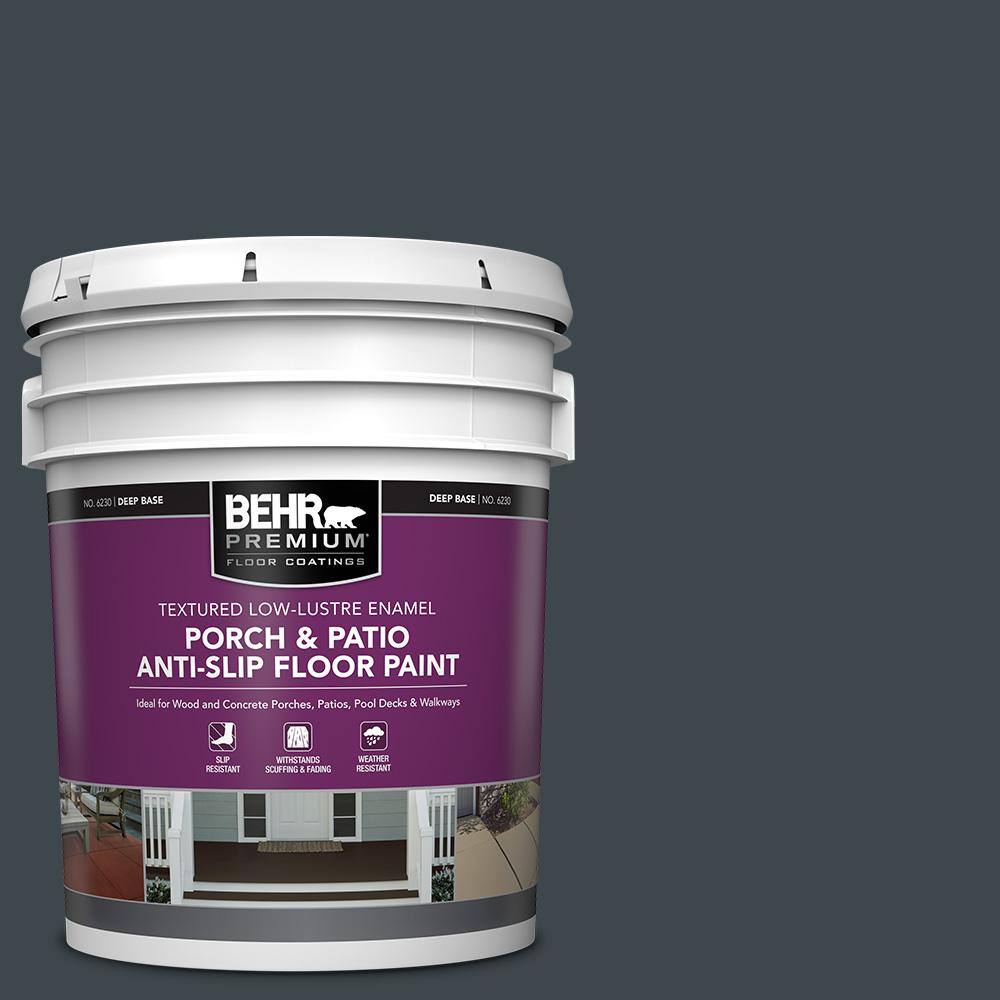 5 gal. #PPU25-23 Winter Way Textured Low-Lustre Enamel Interior/Exterior Porch and Patio Anti-Slip Floor Paint price history on PriceWatchPro
