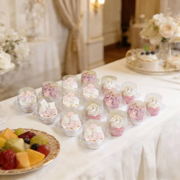 Plastic Cupcake Containers with Individual, Stackable, and Deep Dome for Kitchen, Cupcake Holder and Carrier (50-Pack)