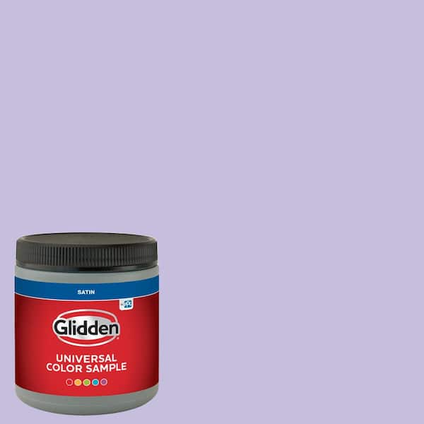 Glidden 8 oz. PPG1247-4 Purple Dragon Satin Interior Paint Sample
