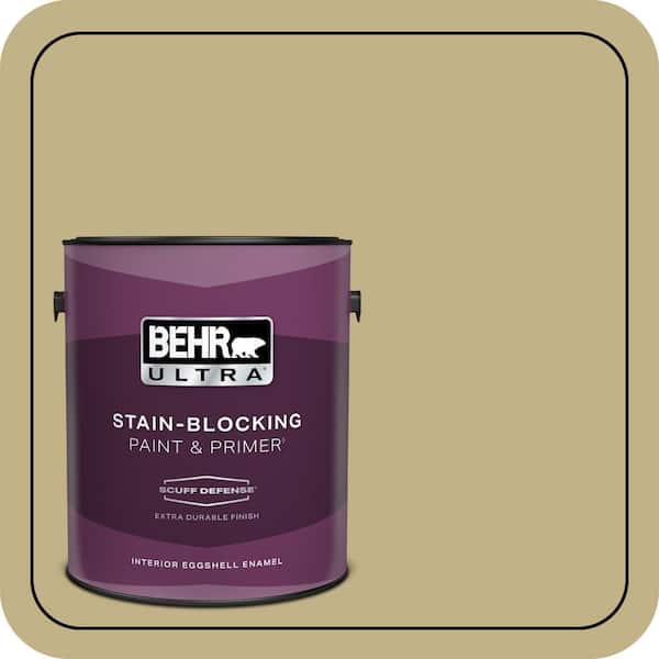 BEHR ULTRA 1 gal. #380F-5 Harmonic Tan Extra Durable Eggshell Enamel Interior Paint & Primer