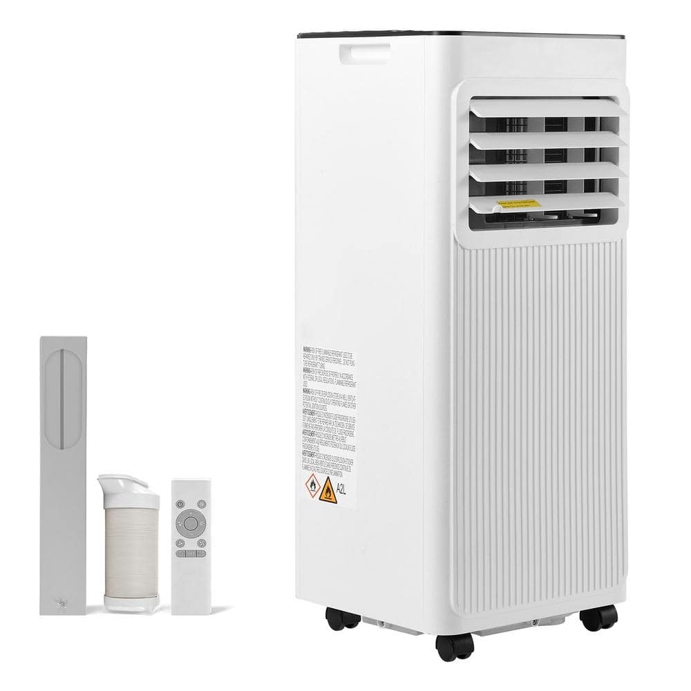 8,000 BTU Portable Air Conditioner 3-in-1 AC Unit with Remote for Rooms Cool Dehumidify Fan 24h Timer White price history on PriceWatchPro