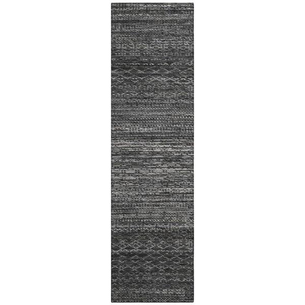 Chantille Machine Washable Indoor/Outdoor Abstract ACN2150 Charcoal 2 ft. 3 in. x 7 ft. 6 in. Runner Rug