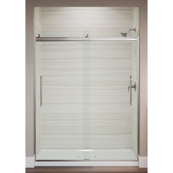 Frameless Sliding Shower Door, Home Depot Bathtub Sliding Glass Doors