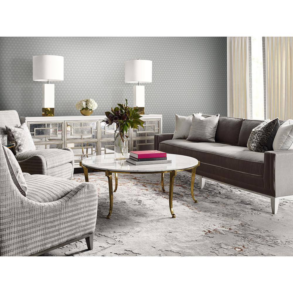 Cove Gray Urban Chic Geometric Wallpaper - 27" x 324"