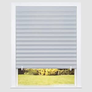 Gray Paper Room Darkening Cordless Window Shade - 48 in. W x 72 in. L