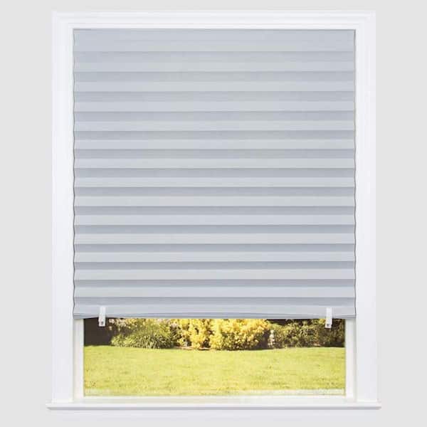 Redi Shade Gray Paper Room Darkening Cordless Window Shade - 48 in. W x 72 in. L
