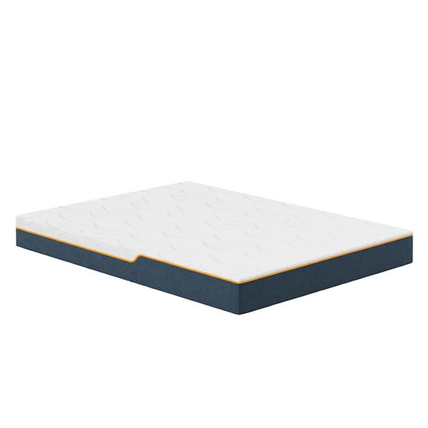 Enliven Size King Medium Gel Memory Foam 8" Mattress with Cooling Air Flow, Bed-in-a-Box, Size King