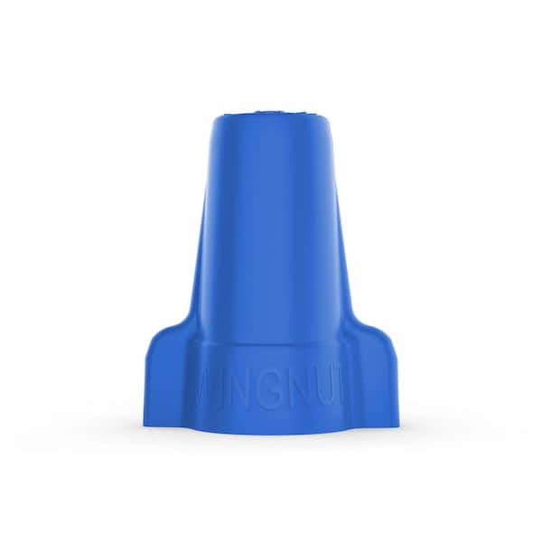 Wing-Nut Wire Connector, 454 Blue, Bag of 100