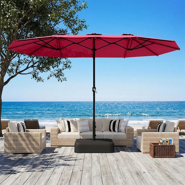9 ft lighted patio umbrella Amazon.com : Blissun 9 ft Solar Umbrella, 32 LED Lighted Patio Umbrella,  Table Market Umbrella, Outdoor Umbrella for Garden, Deck, Backyard, Pool  and Beach (Orange) : Patio, Lawn & Garden