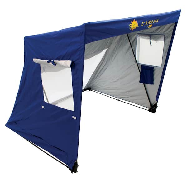 Rio Sol Cabana 5 ft. W x 4-1/4 ft. H x 5 ft. D Beach Sun Shelter