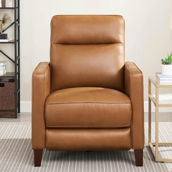 Hydeline Ashby Cognac Full Top Grain Leather Zero Gravity Recliner