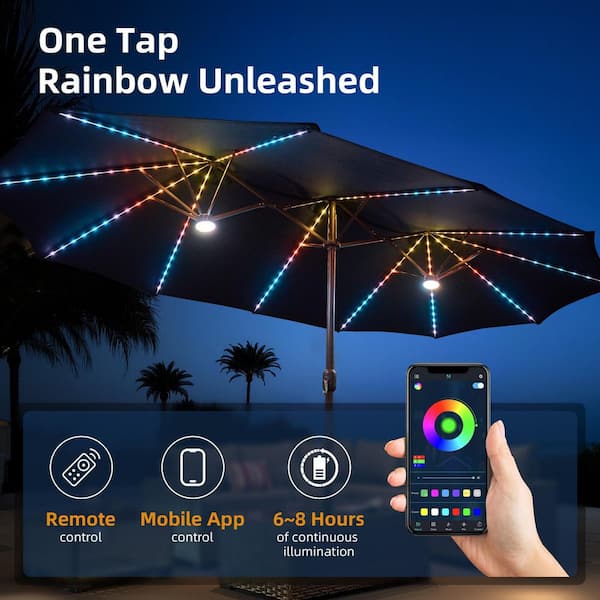 weaxty W Alpine B 15 ft. Solar Colour LED Light Outdoor