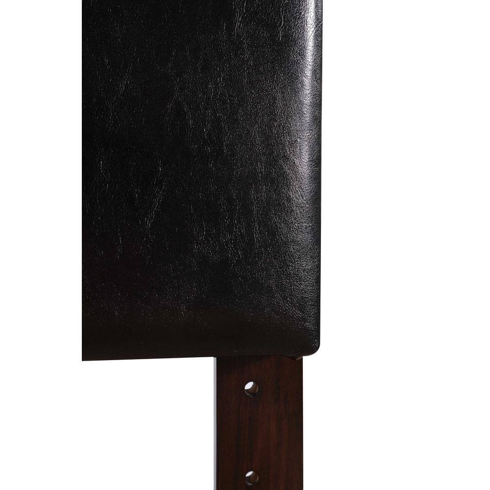 Nova Black Faux Leather Full Adjustable Headboard