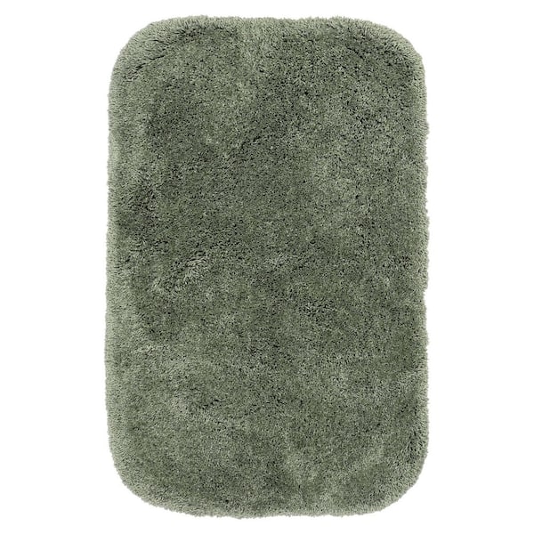 Garland Rug Finest Luxury Deep Fern 24 in. x 40 in. Washable Bathroom Accent Rug