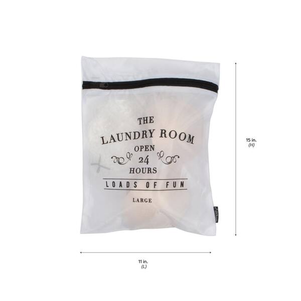 Elliott 1-piece Polyester Large Delicates Wash Bag White 1piece Bag 
